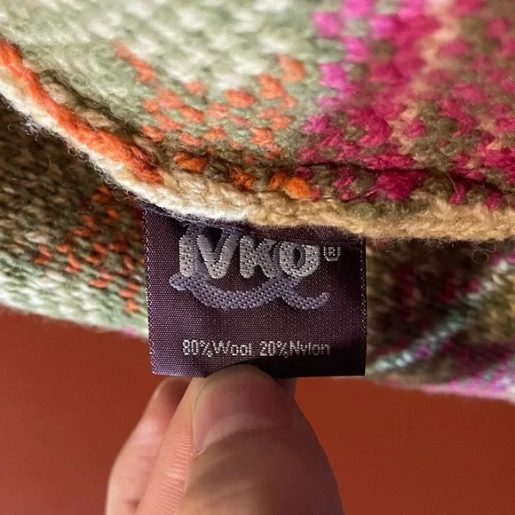 IVKO‎ Women’s Anthropologie Crop Floral Knit Serbian Wool Blend Dreamcoat Jacket